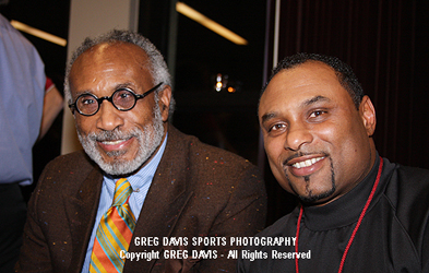 Duke Washington with Steve Broussard - Washington State football